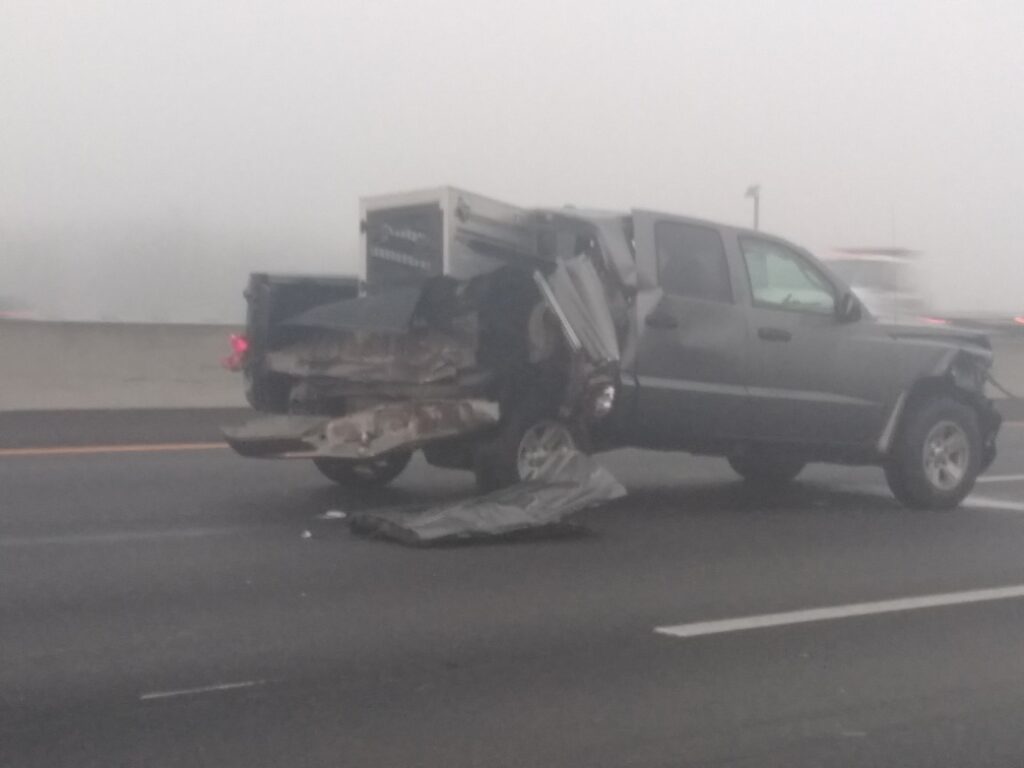 The defendant was driving at a high rate of speed when they caused a multiple vehicle collision in San Joaquin.