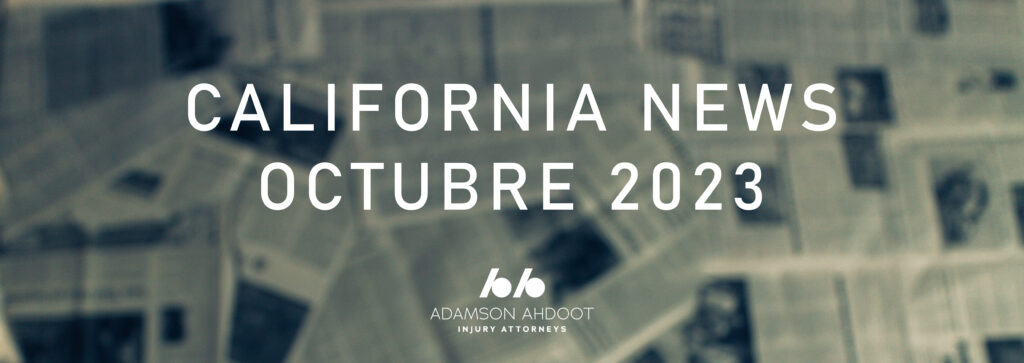 Entre los casos de lesiones más destacados de octubre de 2023 resaltan  los atropellos a peatones y la negligencia en las escuelas de California.